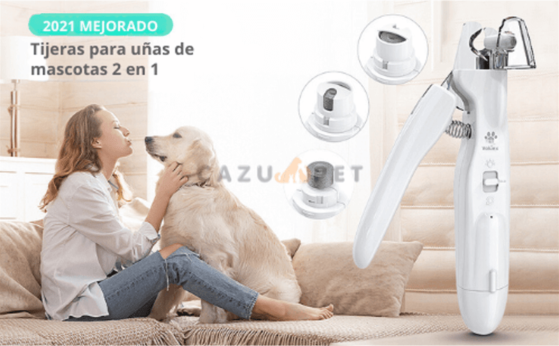 Cortaúñas Profesional con Luz LED